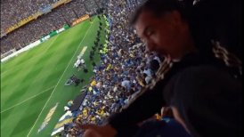 "No lo griten": El desesperado pedido de hincha de Boca tras el segundo gol de River a Racing