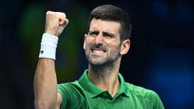 Novak Djokovic doblegó a Stefanos Tsitsipas en las Finales ATP de Turín