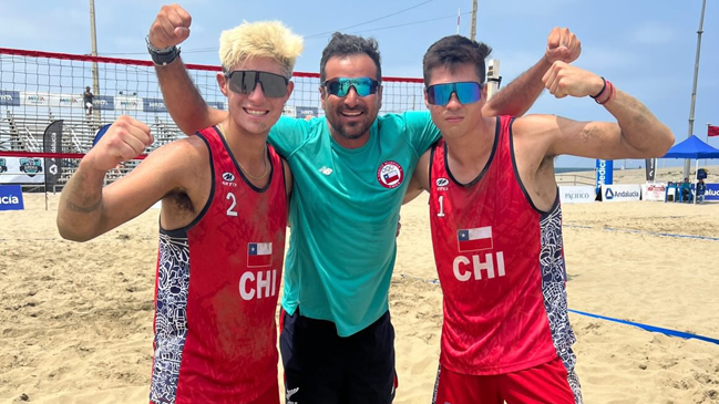 Thomas Acevedo y Max Córdova clasificaron al Mundial sub 20 de voleibol playa