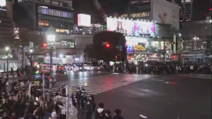 Respetaron el tiempo de los semáforos: El festejo de hinchas japoneses tras la victoria sobre Alemania