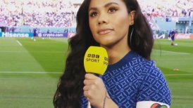 Ex seleccionada inglesa utilizó brazalete "One Love" durante transmisión del Mundial