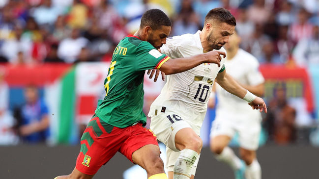 Camerún reaccionó y alcanzó el empate ante Serbia en un partidazo que los dejó con vida en el Grupo G