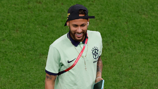 Neymar retornó a los entrenamientos de Brasil en Qatar