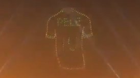Qatar le realizó un homenaje a Pelé con drones