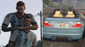 La divertida parodia estilo GTA de Rodrigo de Paul como "guardaespaldas oficial" de Lionel Messi