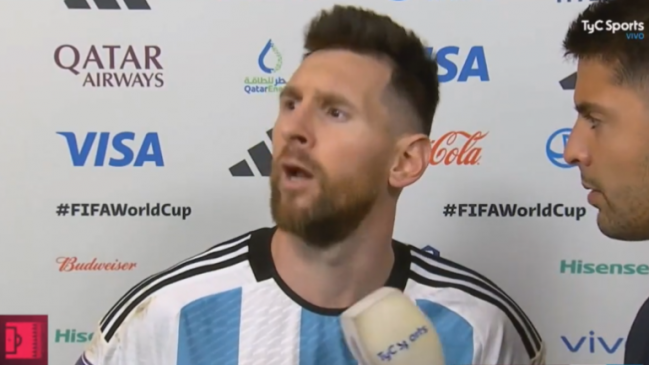 "¡Qué miras, bobo!": La reacción de un enojado Messi tras la victoria sobre Países Bajos