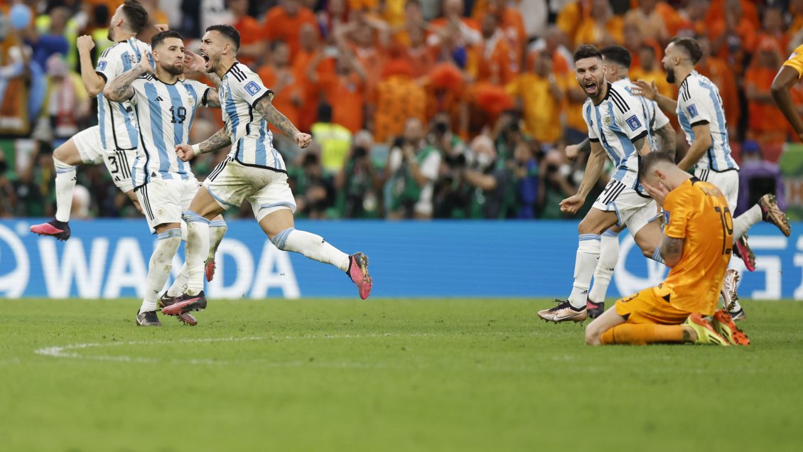 [fotos] La Burla De La Selección De Argentina A Países Bajos Tras Ganar Los Penales En Cuartos