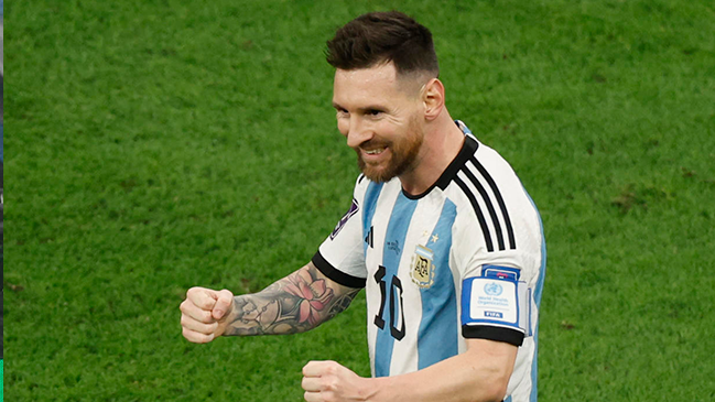 Lionel Messi capturó un rebote de Lloris y acercó al título a Argentina
