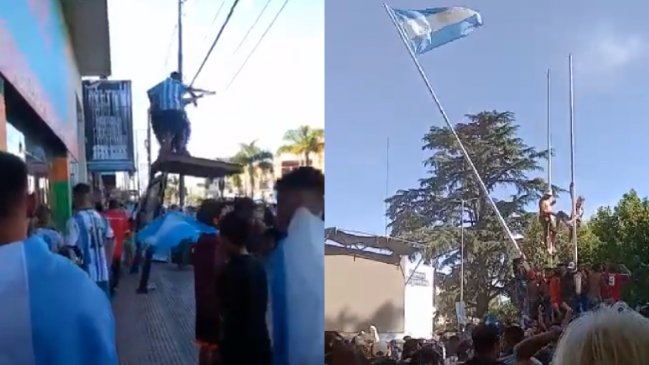 Los accidentes y destrozos de hinchas durante los festejos en Argentina por la Copa del Mundo