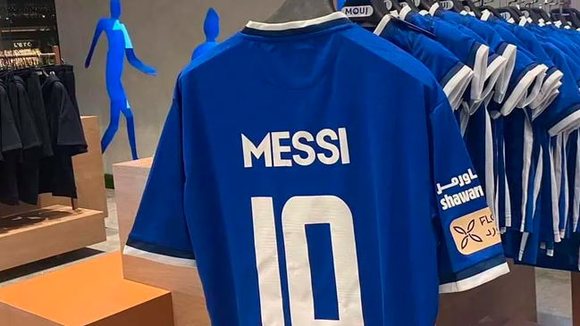 Tienda del máximo rival de Al Nassr vendió camiseta con nombre de Messi y se viralizó