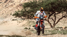 Tomás de Gavardo terminó la primera parte del Dakar con ganas de ir por más