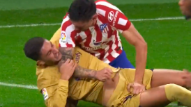 Ferran Torres y Savic protagonizaron dura gresca en duelo de Atlético de Madrid con FC Barcelona