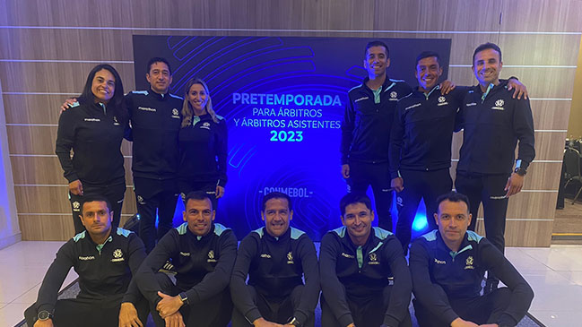Arbitros chilenos viajaron a Paraguay para realizar pretemporada Conmebol