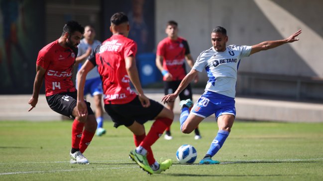 Universidad de Chile goleó a San Felipe en su último amistoso de pretemporada