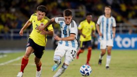 Colombia eliminó a Argentina y avanzó al hexagonal final del Sudamericano Sub 20