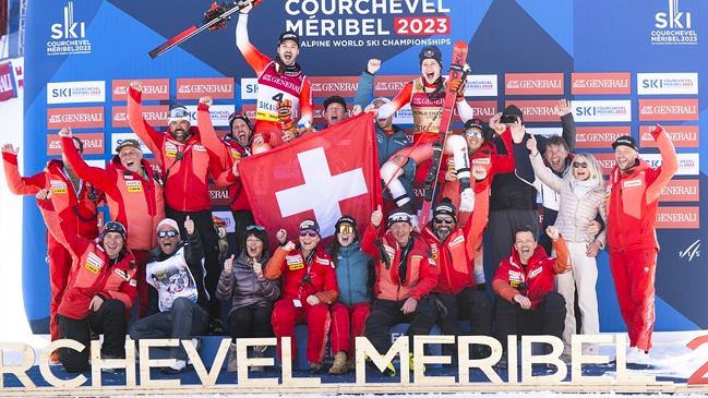 Suiza se impuso en el medallero del Mundial de Esquí Alpino de 2023