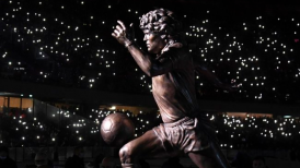 Estatua de Maradona en Nápoles fue devuelta a su autor