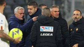 José Mourinho se fue expulsado por furiosa reacción en duelo de AS Roma con Cremonese