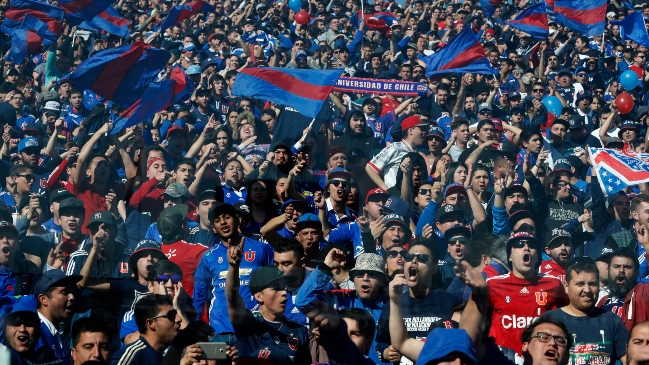 Hinchas de U. de Chile agotaron en menos de media hora sus entradas para el Superclásico