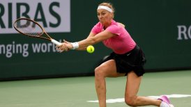 Kvitova batió a Pegula en un infartante duelo en Indian Wells