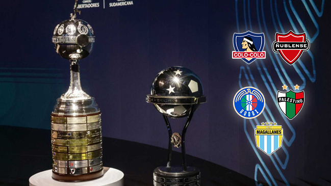 Los equipos chilenos conocerán a sus rivales en el sorteo de Libertadores y Sudamericana