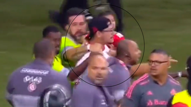 Inter de Porto Alegre suspendió a socio que agredió a un jugador con su hija en brazos