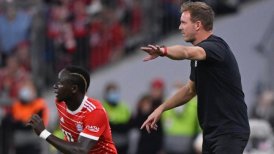 Aseguran que Sadio Mané fue responsable de la salida del DT Nagelsmann de Bayern Munich