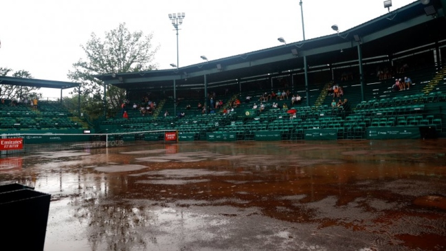 Una lluvia torrencial retrasó el duelo de Garin en la segunda ronda del ATP de Houston