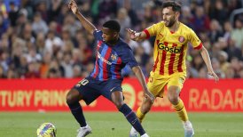 Barcelona sigue firme en el liderato de España pese a empate con Girona