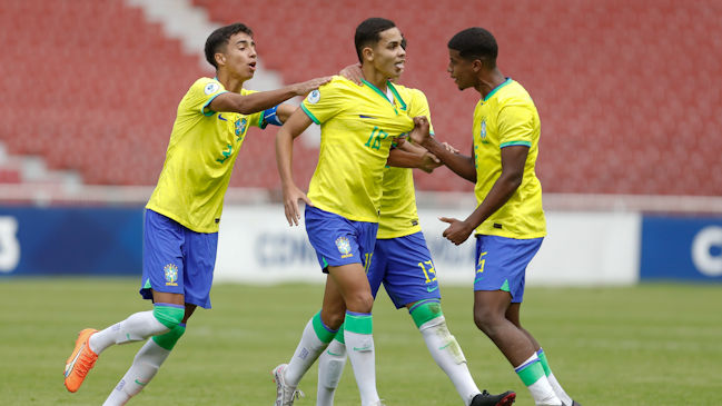 Brasil derrotó a Paraguay y sigue imparable en el Sudamericano sub 17