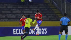 Chile fue superado por Ecuador y puso en riesgo su clasificación en el hexagonal del Sudamericano sub 17
