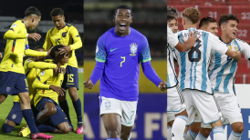 Ecuador, Brasil y Argentina aseguraron su clasificación al Mundial Sub 17