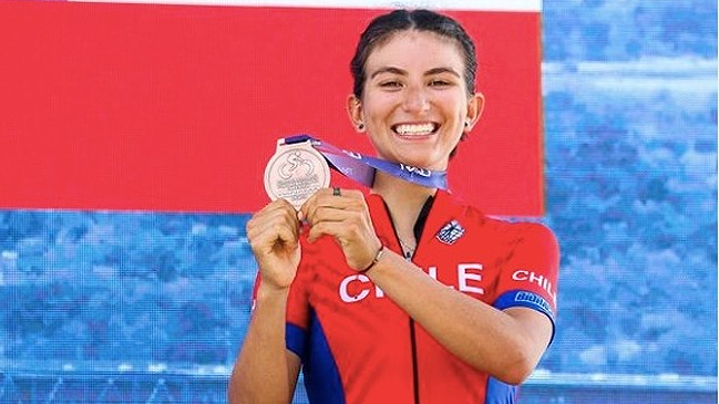 Catalina Soto ganó medalla de bronce en el Panamericano de ciclismo de ruta