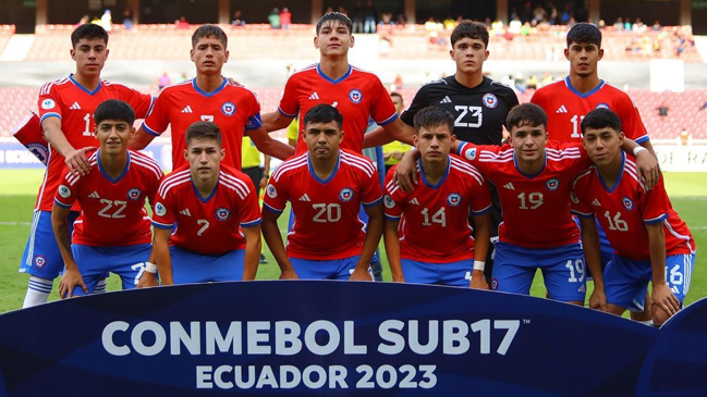 Chile cierra su participación ante Paraguay en el Sudamericano sub 17