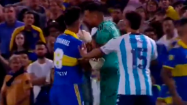 [VIDEO] La furiosa reacción de Gabriel Arias durante duelo de Racing y Boca Juniors