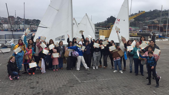 Festival Náutico Femenino Fedevela tuvo alta convocatoria en Algarrobo, Concón y Talcahuano