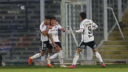 Gil apareció en el área y con un cabezazo dio ventaja a Colo Colo ante Audax Italiano