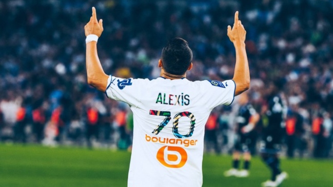 Alexis Sánchez fue elegido por quinta vez como el mejor jugador del mes en Olympique de Marsella