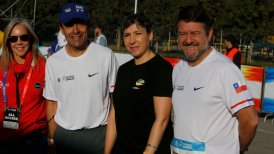 Ministro Jaime Pizarro logró valiosa marca en los 10k del Maratón de Santiago