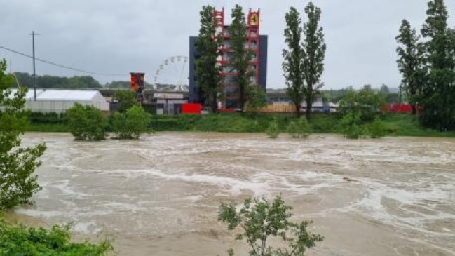 El circuito de Imola fue evacuado por peligro inundación a días del GP de Emilia Romaña