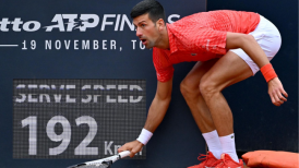 Djokovic terminó enfurecido: Cameron Norrie le dio fuerte pelotazo en el cuerpo