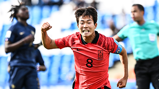 Corea del Sur soportó los ataques de Francia y ganó en su estreno del Mundial Sub 20