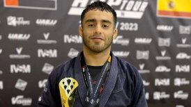 Chileno Nicolás Ponce ganó el Nacional de España de Jiu Jitsu