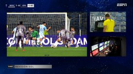 Con revisión del VAR: El gol anulado a Felipe Flores en Magallanes ante Liga de Quito