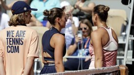 ¡Polémica! Tenista ucraniana se negó a saludar a la bielorrusa Sabalenka en Roland Garros