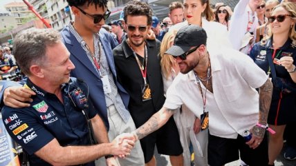 Neymar acaparó miradas en el Gran Premio de Mónaco de la Fórmula 1