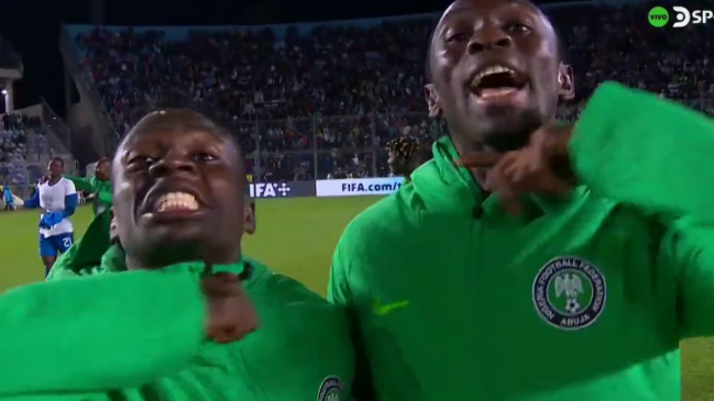 Los provocativos gestos de los nigerianos a Argentina tras la victoria en el Mundial Sub 20