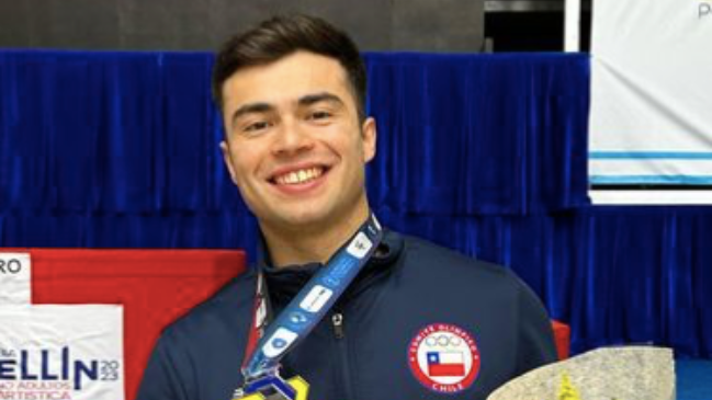 Ignacio Varas se lució con medalla de plata en el Panamericano de Gimnasia