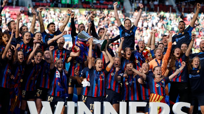 Barcelona conquistó la Champions League femenina tras remontada épica a Wolfsburgo