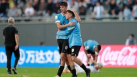 El emocionante festejo uruguayo tras clasificar a la gran final del Mundial sub 20